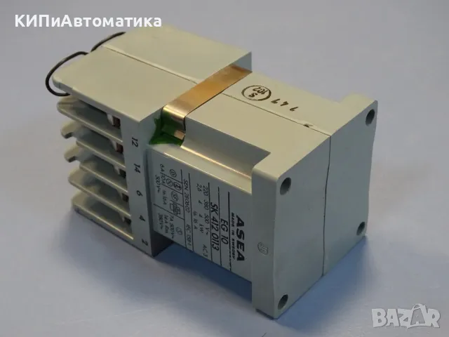 контактор въздушен ASEA EG10 contactor 4A 380V coil 220V 50Hz, снимка 7 - Резервни части за машини - 49812514