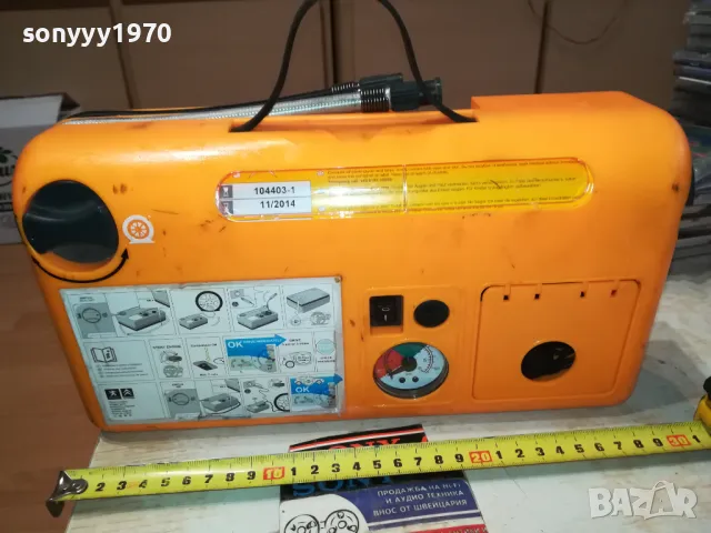 PEUGEOT/CITROEN-12V-ORIGINAL КОМПРЕСОР-ВНОС SWISS 0805251014, снимка 3 - Аксесоари и консумативи - 50202160