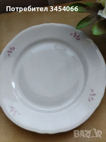 Порцеланова чиния - 1960г., снимка 1