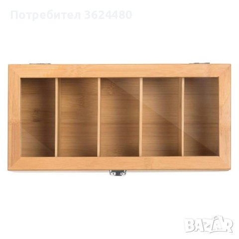 Дървена кутия за чай 4097, снимка 6 - Други стоки за дома - 42500575