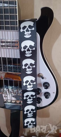 Колан за китари White Skull, снимка 2 - Китари - 41559446