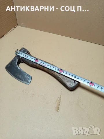 Стара Ръчно Кована Ловно Рибарска Брадвичка Номер 3. Тегло 0.650кг., снимка 11 - Антикварни и старинни предмети - 50436395