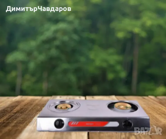 Двоен газов котлон, Benzer , със защита, снимка 2 - Котлони - 49792572