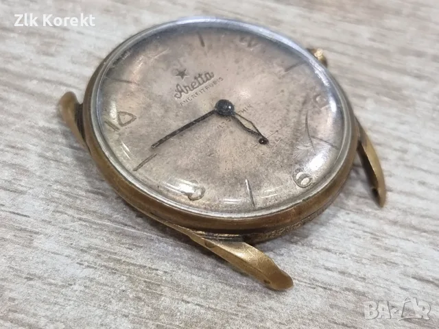 Ретро швейцарски часовник Aretta , снимка 6 - Мъжки - 55823100