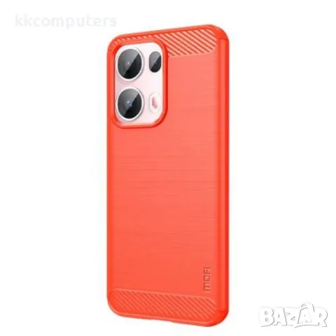 Oppo Reno13 Pro Удароустойчив MOFI Carbon Fiber Калъф и Протектор, снимка 3 - Калъфи, кейсове - 49831964