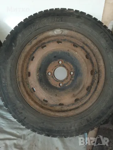 Джанти със зимни гуми за Пежо или Ситроен 14 ки, снимка 2 - Гуми и джанти - 48765739