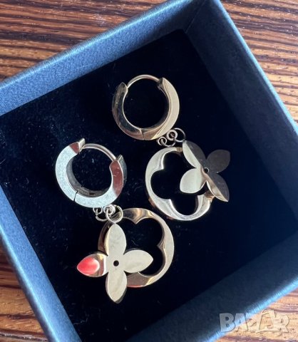 Масивна гривна цвете с перла, снимка 4 - Гривни - 40650819