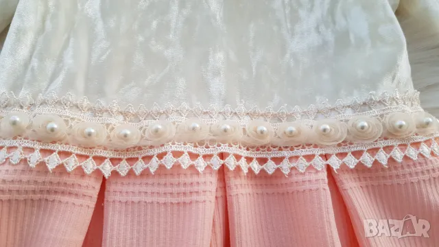 Детска официална рокля 9-12 месеца , снимка 3 - Бебешки рокли - 49520429