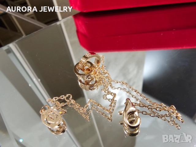 CARTIER Love Rose Gold Chain Мъжка / Дамска Гривна, снимка 8 - Гривни - 52905244