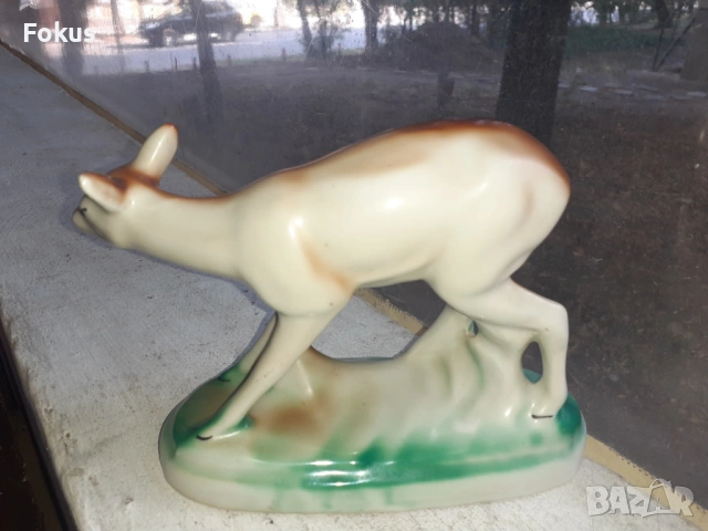 Български порцелан Изида сърна фигура статуетка, снимка 4 - Антикварни и старинни предмети - 53366299