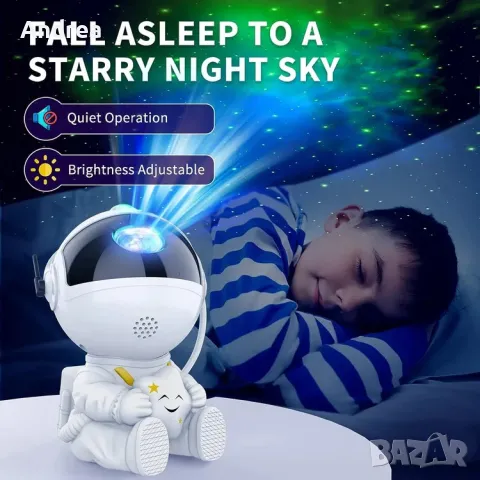 Седнал астронавт LED галактически проектор , снимка 3 - Прожектори - 49625303