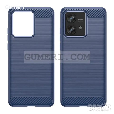 Motorola Edge 40 Neo 5G Противоударен Силиконов Гръб - Карбон, снимка 4 - Калъфи, кейсове - 42650188