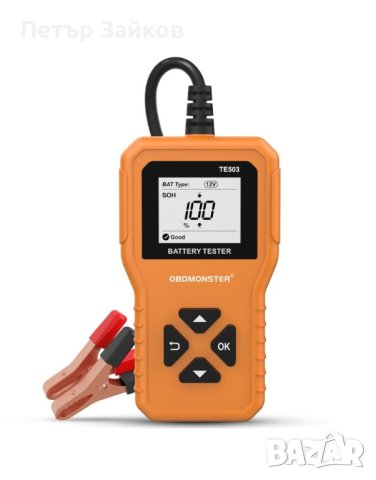 OBDMONSTER TE503 ТЕСТЕР ЗА акомулатори 6V 12V 24V 3 IN 1
