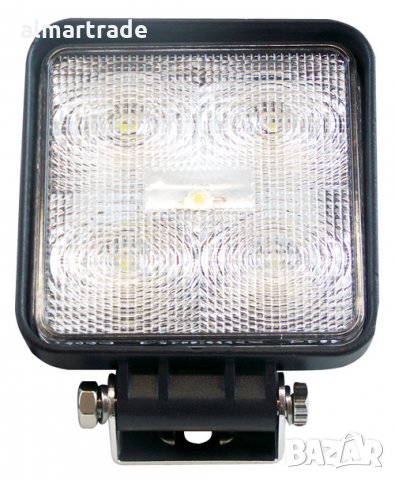LED работна светлина 12 V, 24 V 5x3W 900 лумена, 110 x110x41 mm