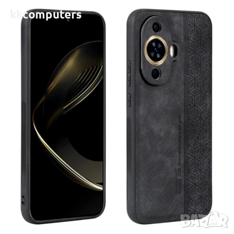 Huawei nova 11 Pro 4G / 11 Ultra 4G AZNS Удароустойчив Кожен Калъф и Протектор, снимка 5 - Калъфи, кейсове - 50659459