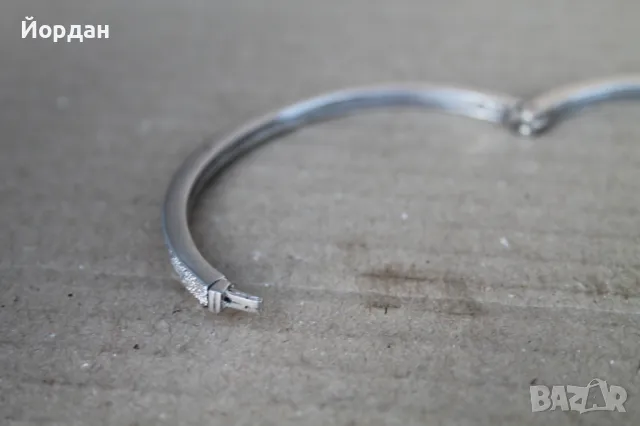 Дамска сребърна гривна , снимка 9 - Гривни - 47812775