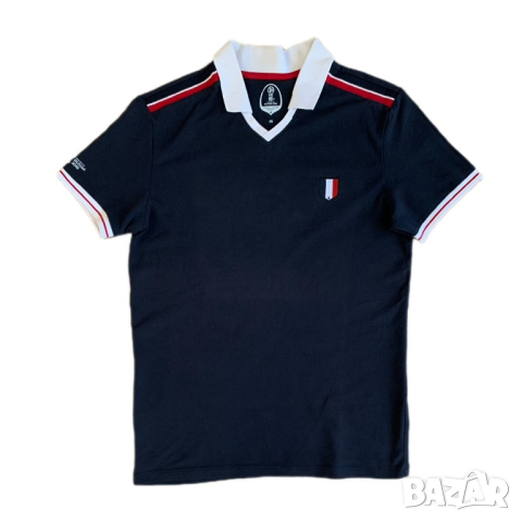 Мъжка тениска с яка France World Cup 2018🇫🇷 | M S размер, снимка 1 - Тениски - 44920712