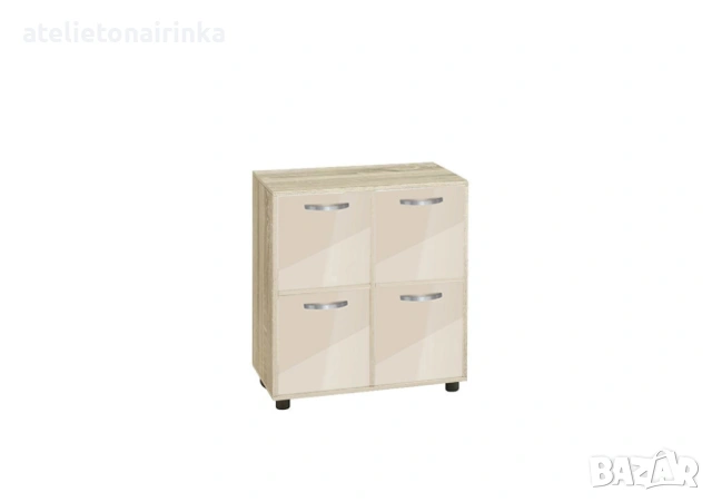 Етажерка Кубо 4 с четири вратички постформинг, снимка 3 - Етажерки - 53869291