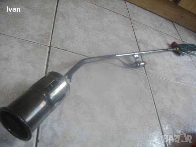 Газови:Горелка Хидроизолации Покриви 88 см-Пиезозапалване-PARKSIDE/Маркуч Нов 10м/8м/Редуцир Вентил, снимка 2 - Други инструменти - 42363527