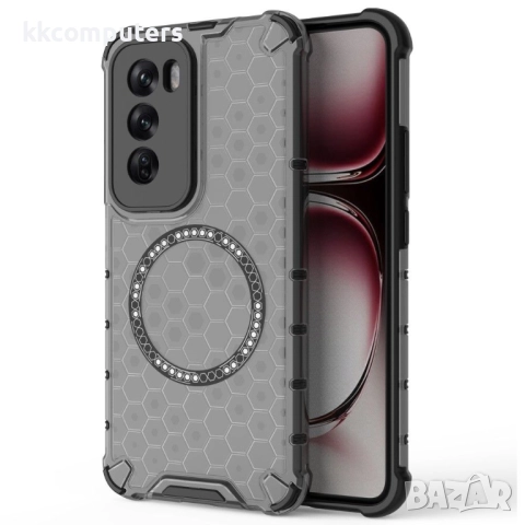 Oppo Reno12 Pro Силиконов Калъф Honeycomb TPU и Протектор, 19,90 лв, снимка 9 - Калъфи, кейсове - 52674157