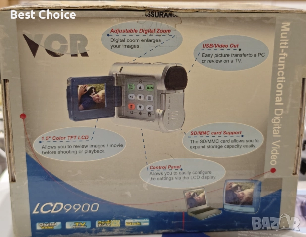 Цифрова видеокамера VOR Multi Media Systems LCD9900. , снимка 3 - Камери - 52517657