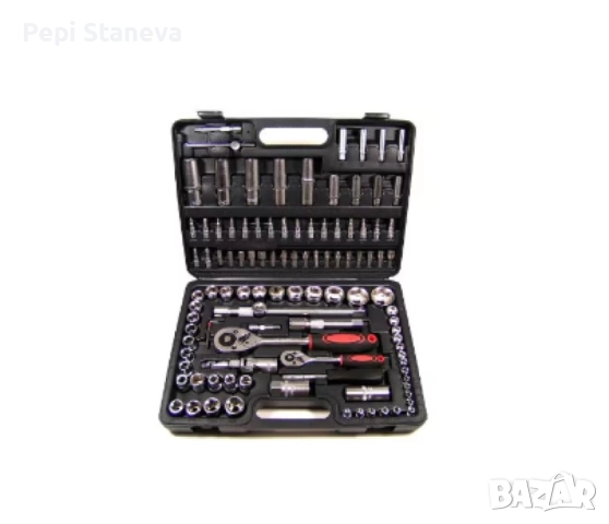 Професионален комплект гедоре 108 Части KRAFTROYAL 2060N, снимка 6 - Куфари с инструменти - 51649175