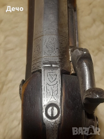 Османски, Балкански Капсулен пищов Работещ механизъм Бронзова Лъвска глава на дръжката, снимка 4 - Антикварни и старинни предмети - 50480609