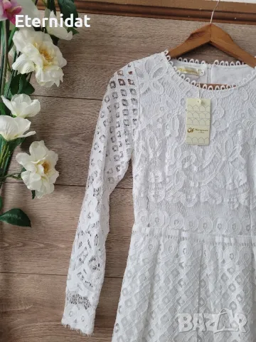 Нова бяла рокля , снимка 3 - Рокли - 49238423