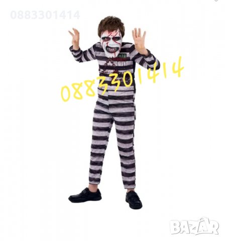 Детски карнавален костюм Зомби затворник Helloween Хелоуин , снимка 2 - Други - 34466299