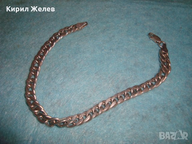 СРЕБЪРНА ГРИВНА СРЕБРО 925 КЛАСИЧЕСКА ЗДРАВА ПЛЕТКА 25886, снимка 2 - Гривни - 35701704