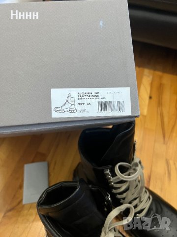 Rick Owens TRACTOR BOOTS 45 номер, снимка 10 - Мъжки боти - 42700751