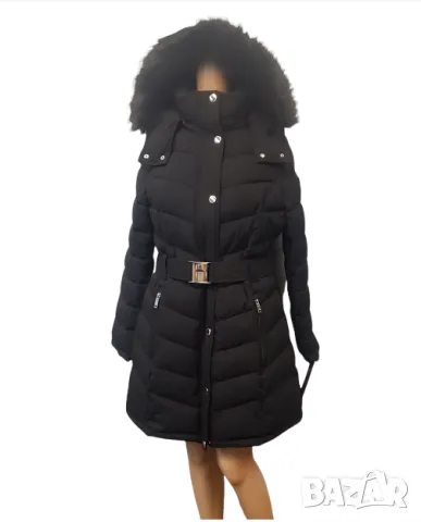 Tommy Hilfiger Дамско яке/ палто с колан размер М водоустойчиво