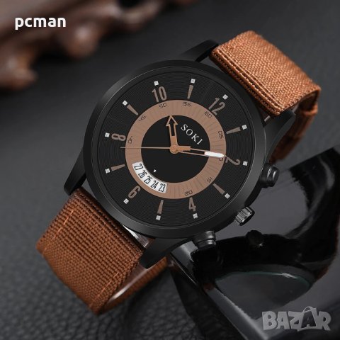 Soki CH0073 Луксозен мъжки кварцов часовник, снимка 2 - Мъжки - 41317567