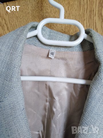 Сако дамско лен, размер 46, без дефекти, снимка 4 - Сака - 35690767