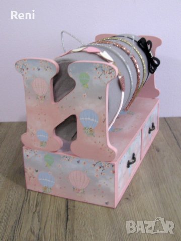 Поставка за диадеми с буква и две чекмеджета, снимка 2 - Други - 39804619