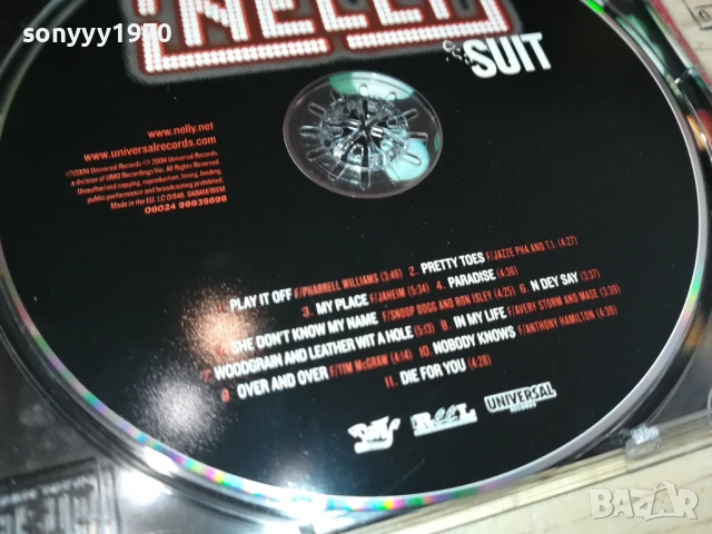 NELLY CD 1707251603, снимка 14 - CD дискове - 51052843
