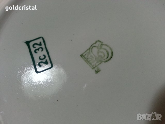 Стар порцелан купа чиния, снимка 5 - Антикварни и старинни предмети - 44343879