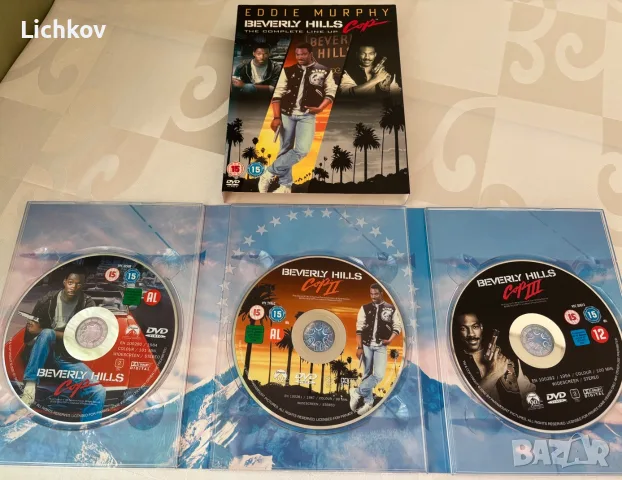 DVD Box - Ченгето от Бевърли Хилс 1, 2, 3 - БГ субтитри, снимка 4 - DVD филми - 55740552