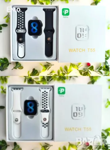 Смарт часовник- T55 - 2 бр каишки 