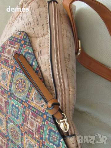 Дамска раница от корк, Португалия, снимка 5 - Чанти - 53804518