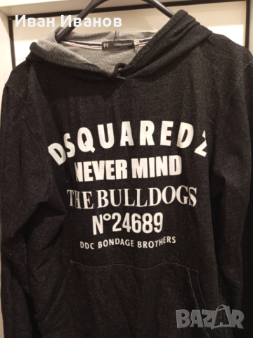 Оригинална фланелка с качулка Dsquared2, снимка 5 - Блузи - 51873471