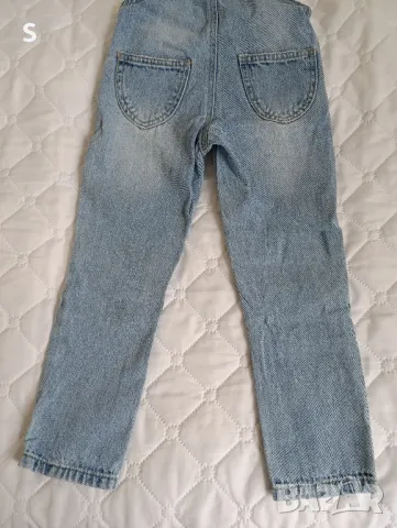 Детски дънков гащеризон - 110, снимка 5 - Детски панталони и дънки - 49466540