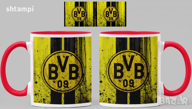 Чаша Борусия Дортмунд Borussia Dortmund Керамична, снимка 3 - Фен артикули - 34783906