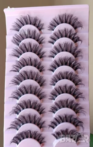 Сет мигли от естествен косъм , снимка 1