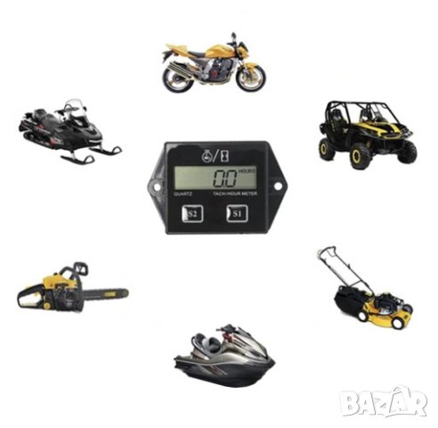 Моточасовник / Брояч на моточасове / Тахометър / Оборотомер, снимка 6 - Аксесоари и консумативи - 41426962