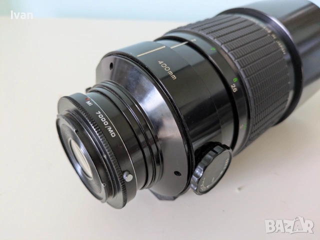 Sigma mirror telephoto обектив 1:5.6 f=400mm Sony E + Mi 7000/MD - Minolta MD, снимка 9 - Обективи и филтри - 53745203