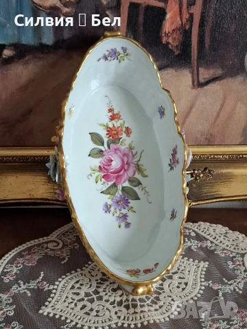 Красива декоративна купа, снимка 6 - Антикварни и старинни предмети - 51918512