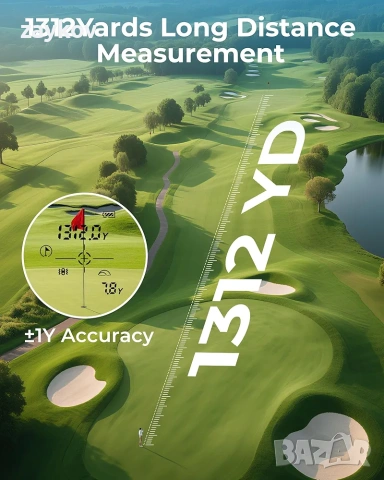 Голф далекомер CIGMAN 1312 ярда, снимка 2 - Друга електроника - 53135451