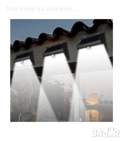 LED ДИОДНА СОЛАРНА ГРАДИНСКА ЛАМПА С ДАТЧИК ЗА ДВИЖЕНИЕ - код 1626, снимка 11 - Соларни лампи - 34228553