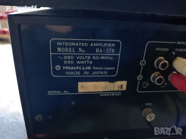 Продавам сет на Hitachi/Хитачи D-220/FT-270/HA-270 Тонколони Hitachi/Хитачи LS-903и, снимка 6 - Декове - 44365480